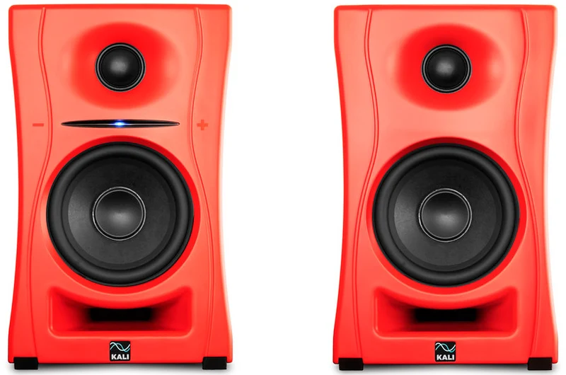 KALI AUDIO LP-UNFR-EU ULTRA NEAR FIELD MONITORES ACTIVOS BIAMPLIFICADOS ROJOS