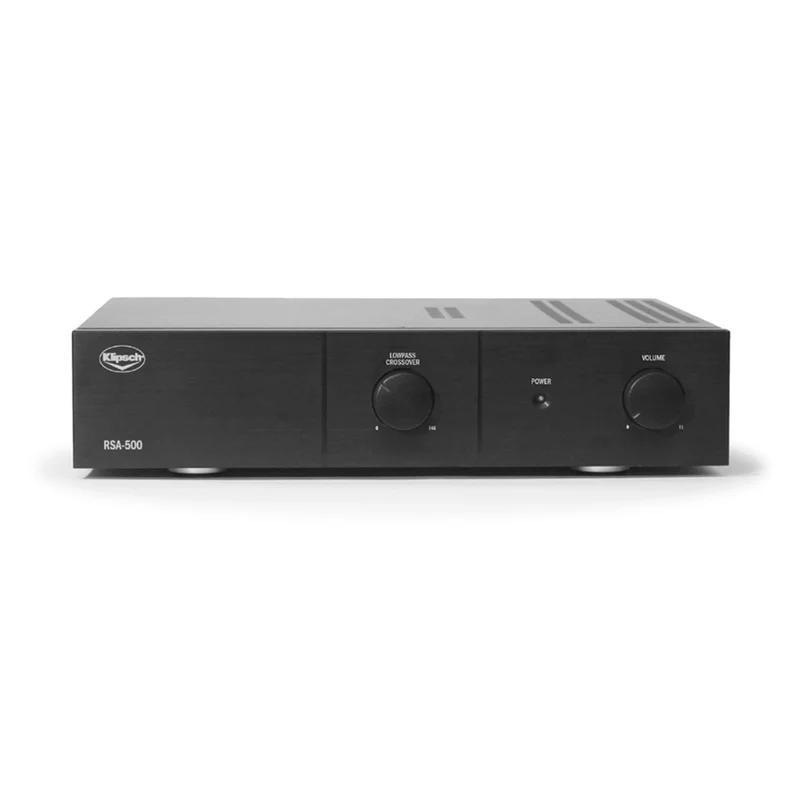 🔊 Klipsch RSA-500 | Amplificador dedicado para subwoofer pasivo, 300W/8Ω y 500W/4Ω | JMI Audio