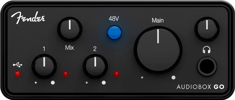 FENDER AUDIOBOX GO INTERFAZ DE AUDIO USB C 2 ENTRADAS