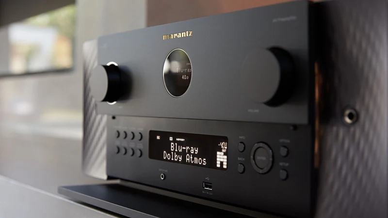 Marantz Cinema 40 | AVR Premium 9.4 Canales con HDMI 8K, 125W por Canal, Dolby Atmos, DTS:X Pro y HEOS | JMI Audio