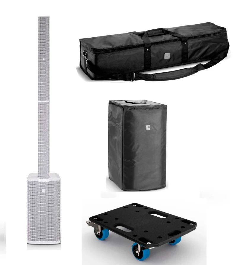 LD SYSTEMS -PACK- MAUI 11 G3 MIX W SISTEMA COMPACTO DE PA ACTIVO BLANCO + FUNDAS Y PLATAFORMA