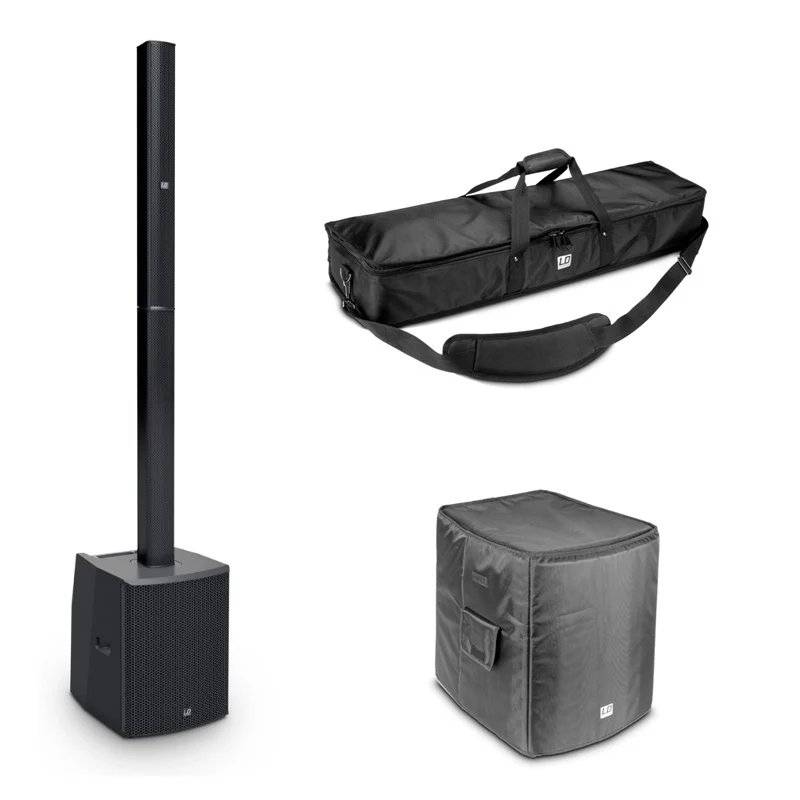 LD SYSTEMS -PACK- SISTEMA DE SONIDO MAUI 28 G2 NEGRO CON FUNDAS PARA COLUMNA Y SUBWOOFER