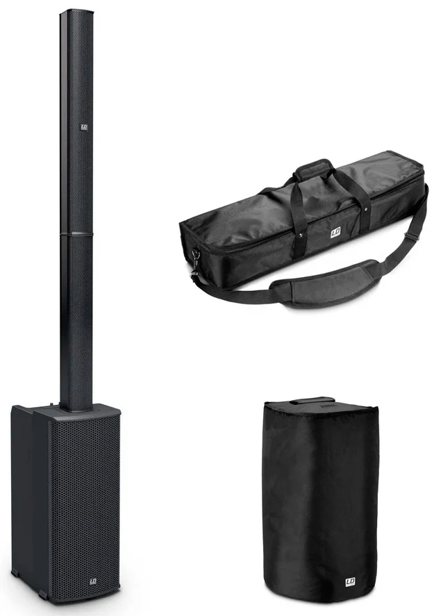 LD SYSTEMS -PACK- SISTEMA DE SONIDO MAUI 11 G2 NEGRO CON FUNDAS PARA COLUMNA Y SUBWOOFER