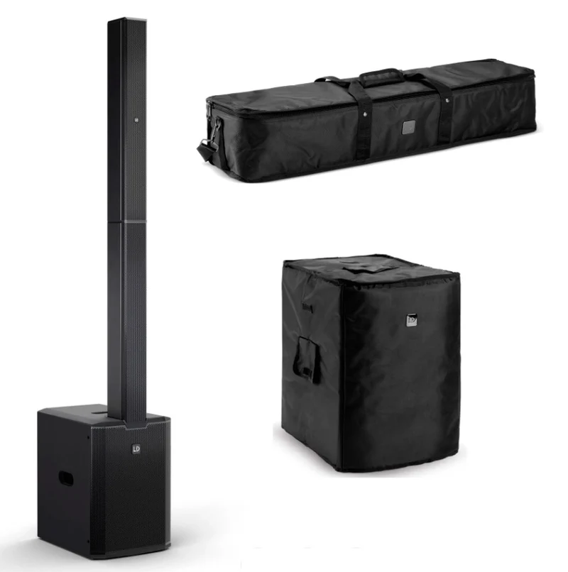 LD SYSTEMS -PACK- MAUI 28 G3 MIX SISTEMA COMPACTO DE PA ACTIVO NEGRO + FUNDAS