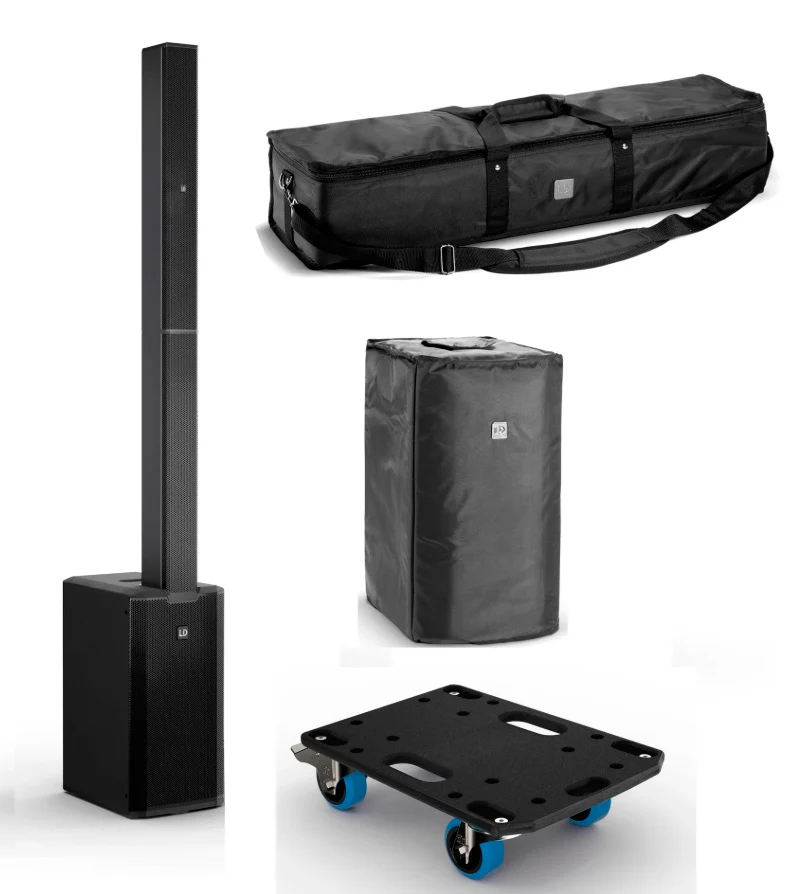 LD SYSTEMS -PACK- MAUI 11 G3 MIX SISTEMA COMPACTO DE PA ACTIVO NEGRO + FUNDAS Y PLATAFORMA
