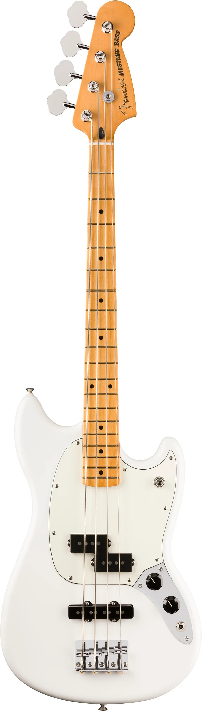 FENDER PLAYER II MUSTANG BASS PJ MN BAJO ELECTRICO POLAR WHITE