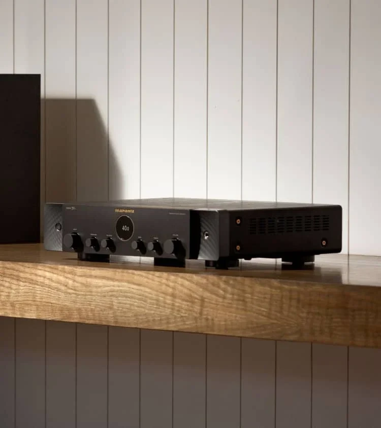 Marantz Stereo 70s | Receptor Estéreo 2.2 con HDMI 8K, HEOS y 75W por Canal | HiFi Moderno en Formato Slim | JMI Audio