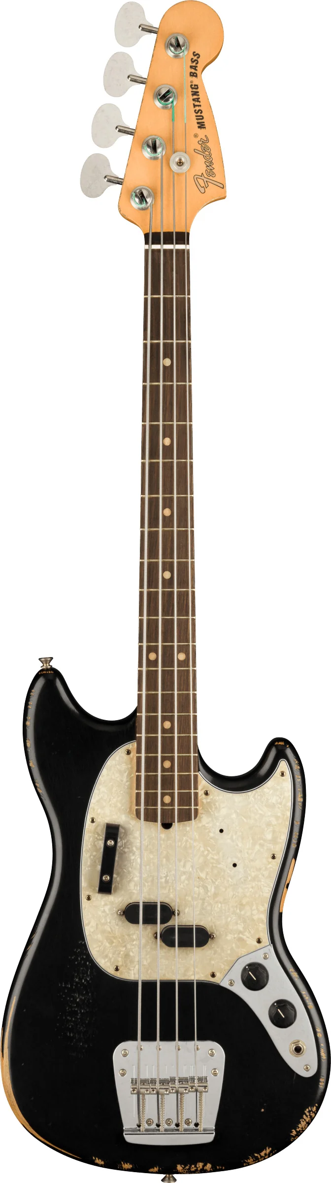 FENDER JMJ ROAD WORN MUSTANG BASS RW BAJO ELECTRICO NEGRO