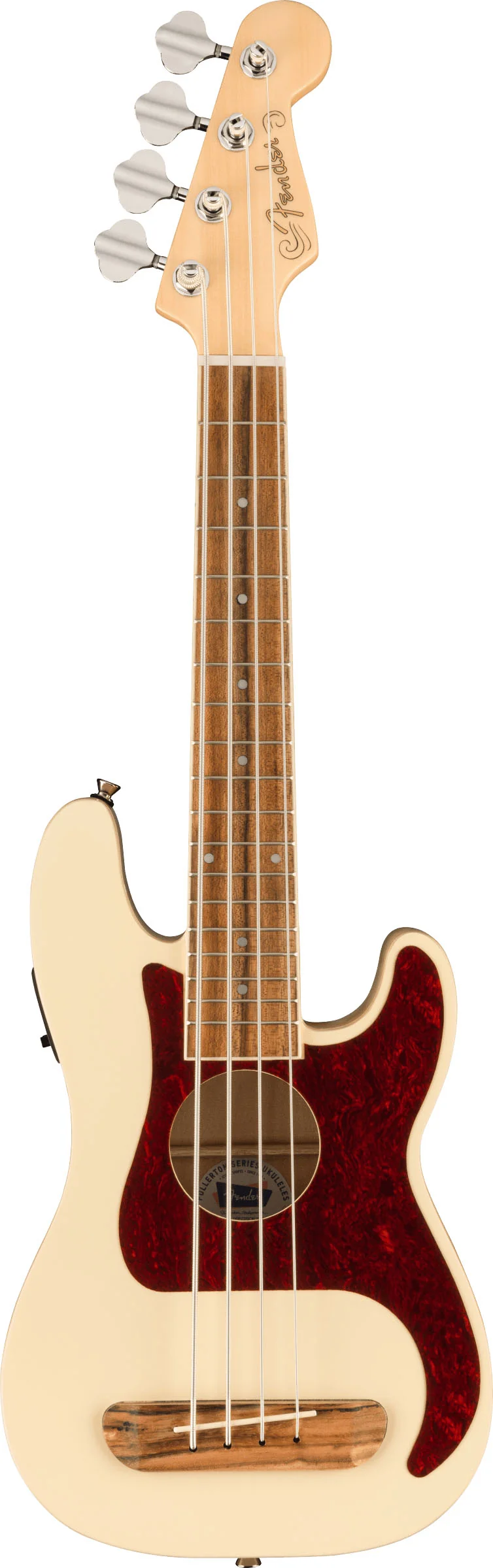 FENDER FULLERTON PRECISION BASS WN UKELELE BAJO ELECTRIFICADO OLYMPIC WHITE