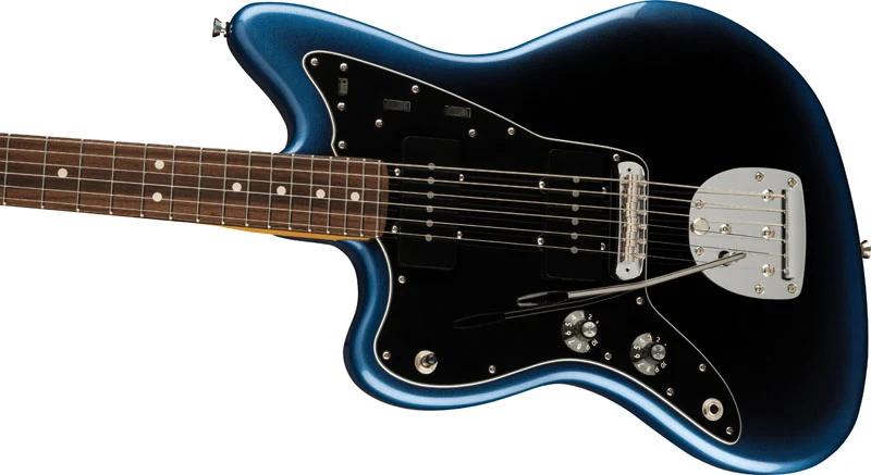 FENDER AMERICAN PROFESSIONAL II JAZZMASTER LH RW GUITARRA ELECTRICA DARK NIGHT ZURDOS
