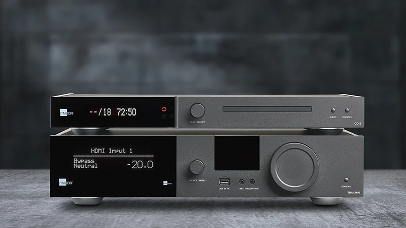 Lyngdorf CD-2 reproductor de CD con DAC wolfson Hi-End