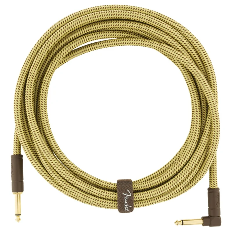 FENDER 0990820082 DELUXE CABLE INSTRUMENTO RECTO ANGULADO 5.5 METROS TWEED