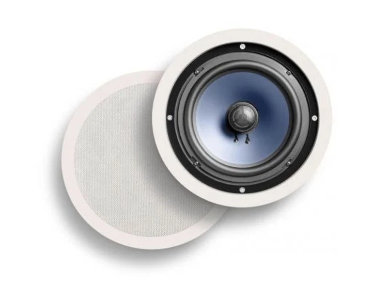 Polk RC80i (par) | Bocinas empotrables para techo | Más cobertura, más cuerpo y una instalación limpia para cine en casa o audio distribuido | JMI Audio