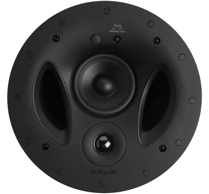 Polk 90-RT (par) | Bocinas empotrables para techo premium | Más cobertura, más cuerpo y cine en casa discreto de alto nivel | JMI Audio