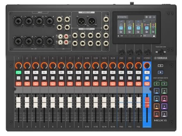 YAMAHA MGX16B MESA DE MEZCLAS 16 CANALES NEGRA