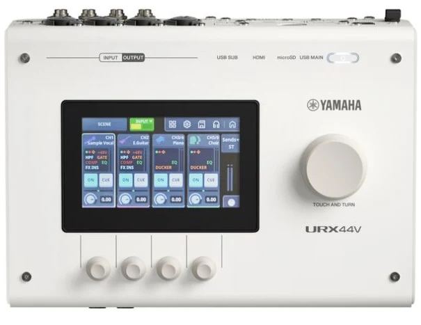 YAMAHA URX44VW INTERFAZ DE AUDIO USB C BLANCA
