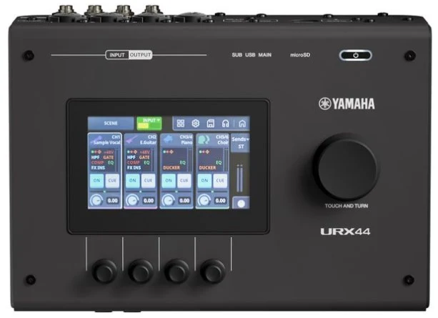 YAMAHA URX44B INTERFAZ DE AUDIO USB C NEGRA
