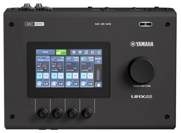 YAMAHA URX22B INTERFAZ DE AUDIO USB C NEGRA