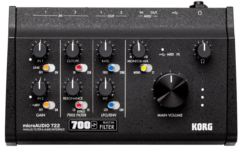 KORG MICROAUDIO722 INTERFAZ DE AUDIO