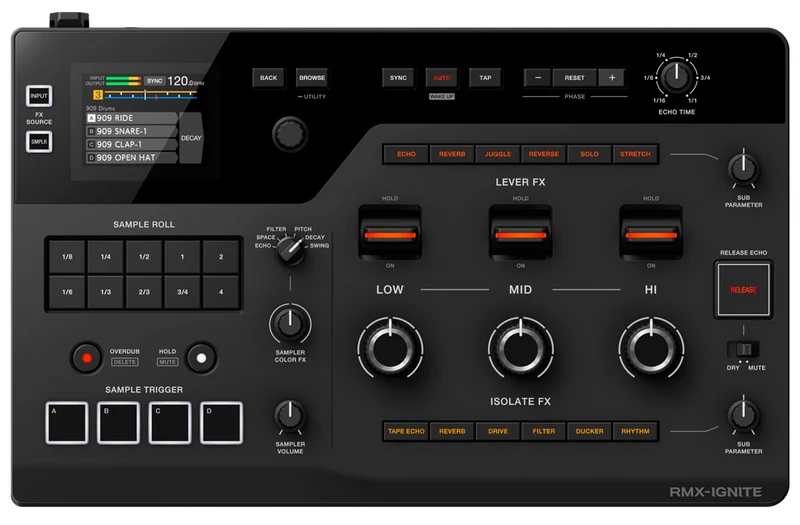 ALPHATHETA RMX-IGNITE DJ EFFECTOR