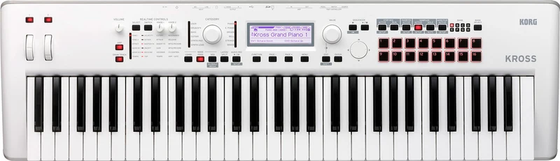 KORG KROSS2 61 WH TECLADO WORKSTATION PORTATIL BLANCO