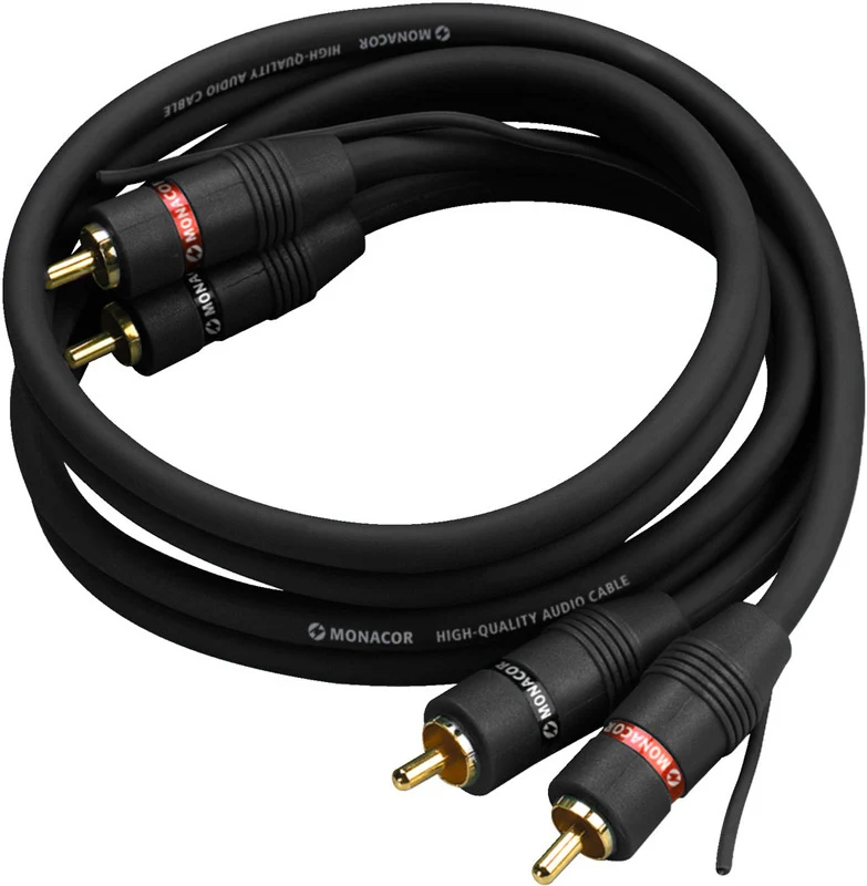 MONACOR AC-150 SW CABLE 2 X RCA 1.5 METROS