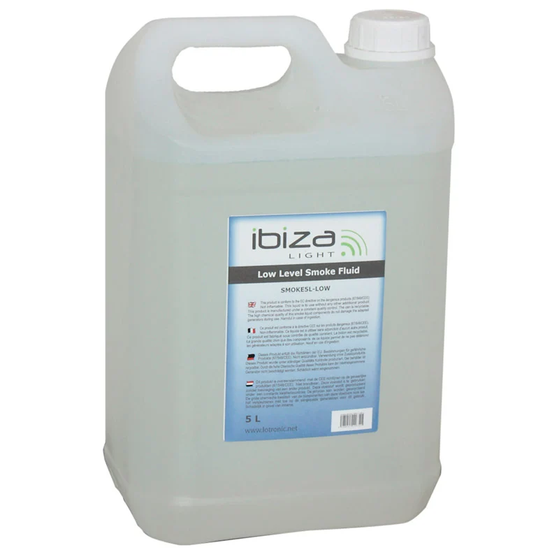 IBIZA SOUND SMOKE5L-LOW LIQUIDO DE HUMO BAJO ESPECIAL 5 LITROS