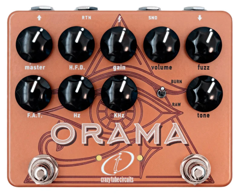 CRAZY TUBE ORAMA PEDAL OVERDRIVE FUZZ