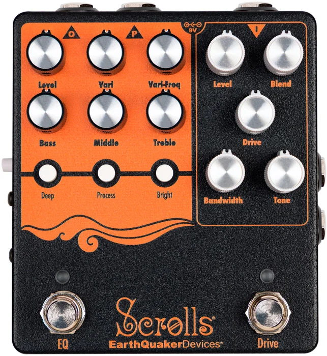 EARTHQUAKER DEVICES SCROLLS PEDAL PREAMPLIFICADOR BAJO