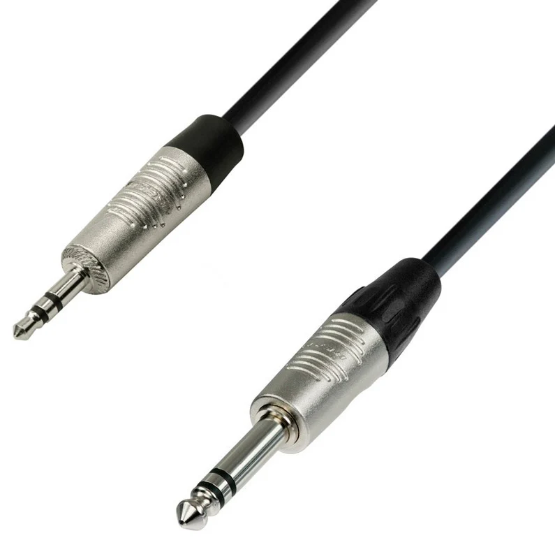 ADAM HALL K4BVW0150 CABLE MINIJACK ESTEREO A JACK ESTEREO 1.5 METROS