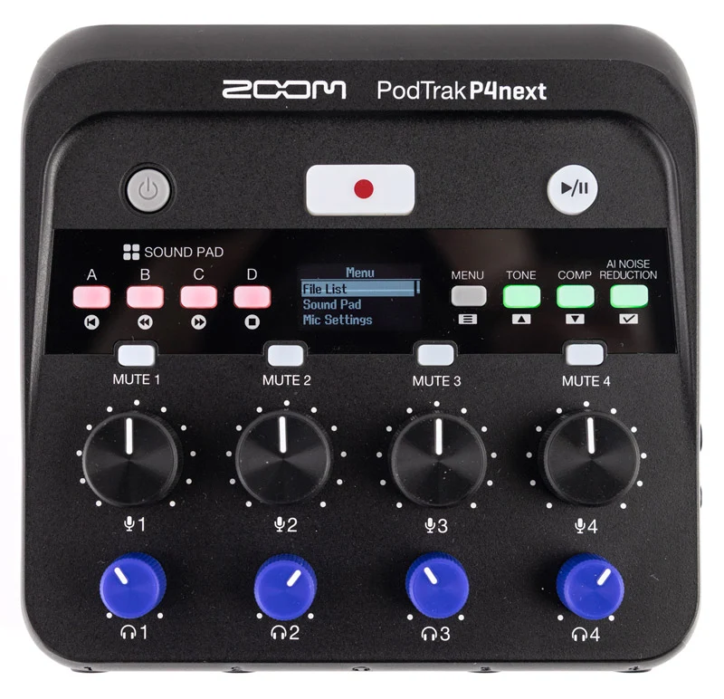 ZOOM P4 NEXT PODTRAK GRABADOR PORTATIL PARA PODCAST
