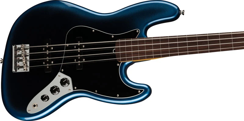 FENDER AMERICAN PROFESSIONAL II JAZZ BASS FRETLESS RW BAJO ELECTRICO DARK NIGHT