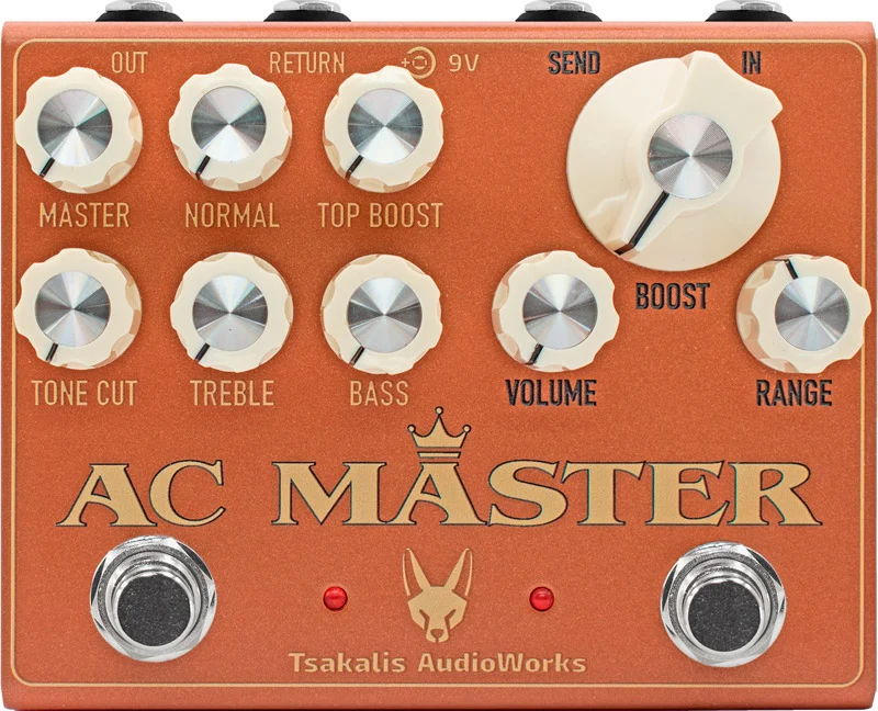 TSAKALIS AUDIOWORKS AC MASTER PEDAL OVERDRIVE