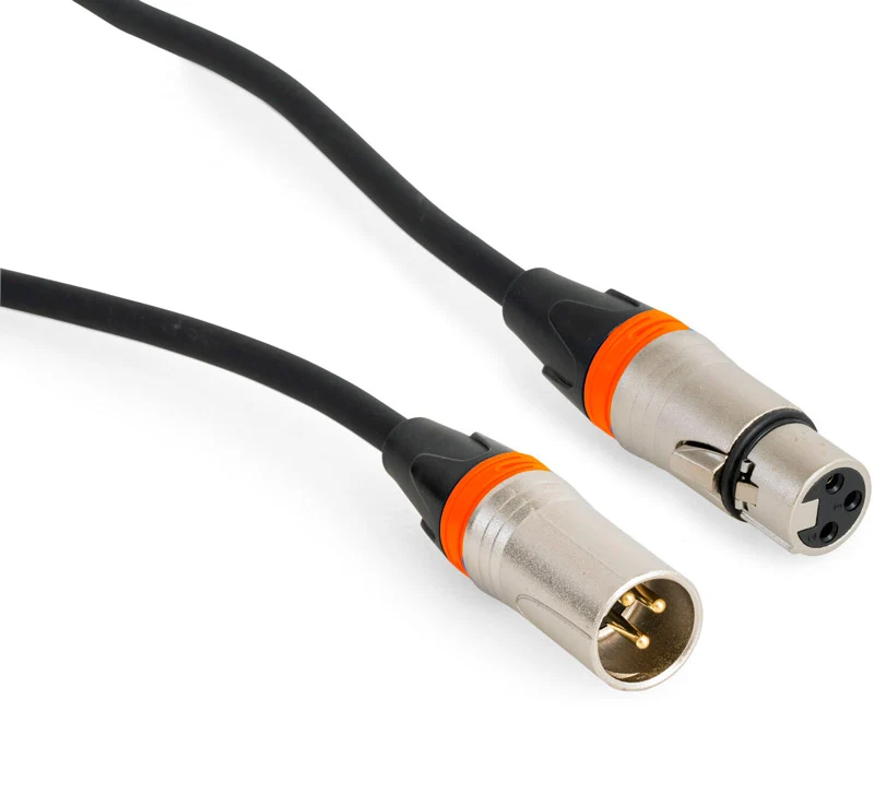 AUVISA 18-5592 CABLE MICROFONO XLR HEMBRA A XLR MACHO 3 METROS