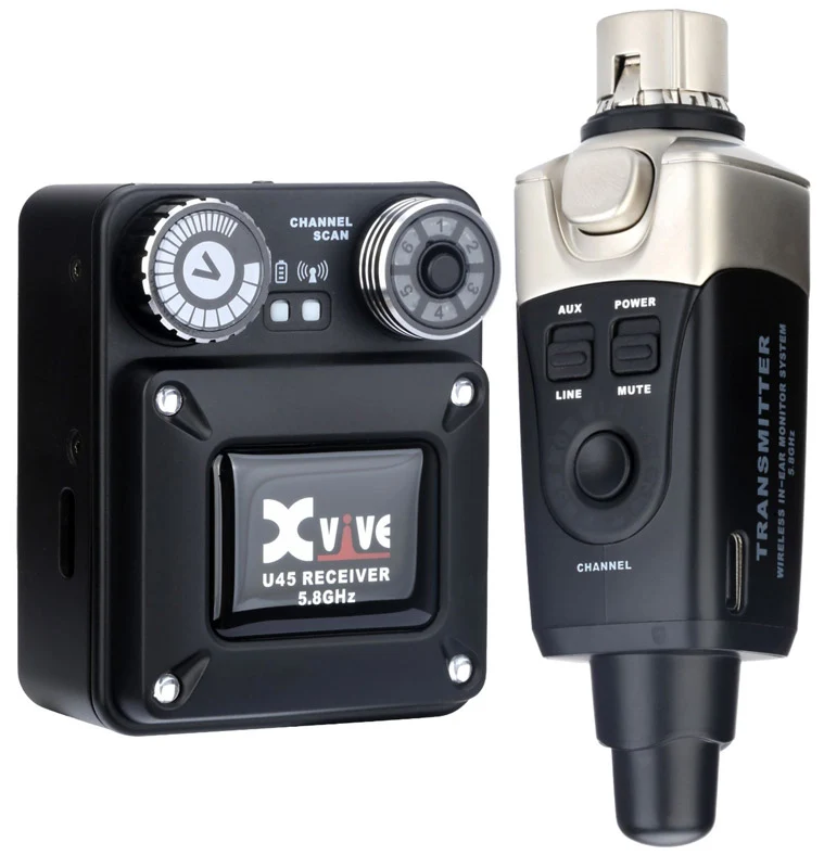 XVIVE U45 BLK SISTEMA INALAMBRICO INEAR NEGRO