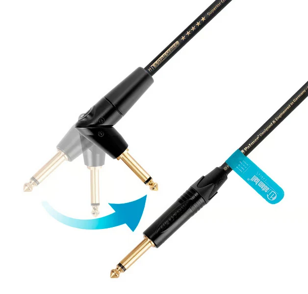 ADAM HALL K5IPPR0300FLIPJACK CABLE CON CONECTOR FLIP JACK 3 METROS