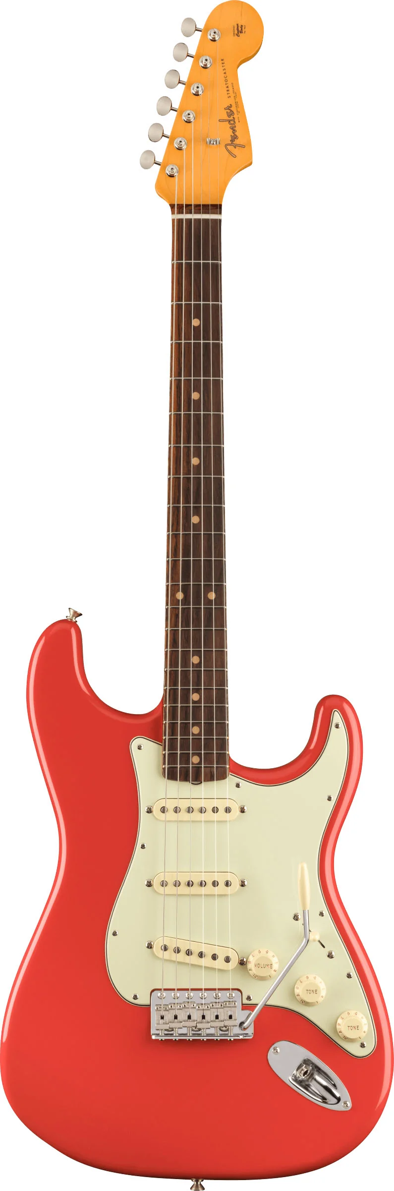FENDER AMERICAN VINTAGE II 1961 STRATOCASTER RW GUITARRA ELECTRICA FIESTA RED