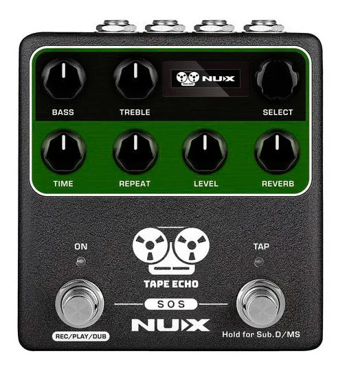 NUX NDD-7 PEDAL TAPE ECHO LOOPER PEDAL DELAY