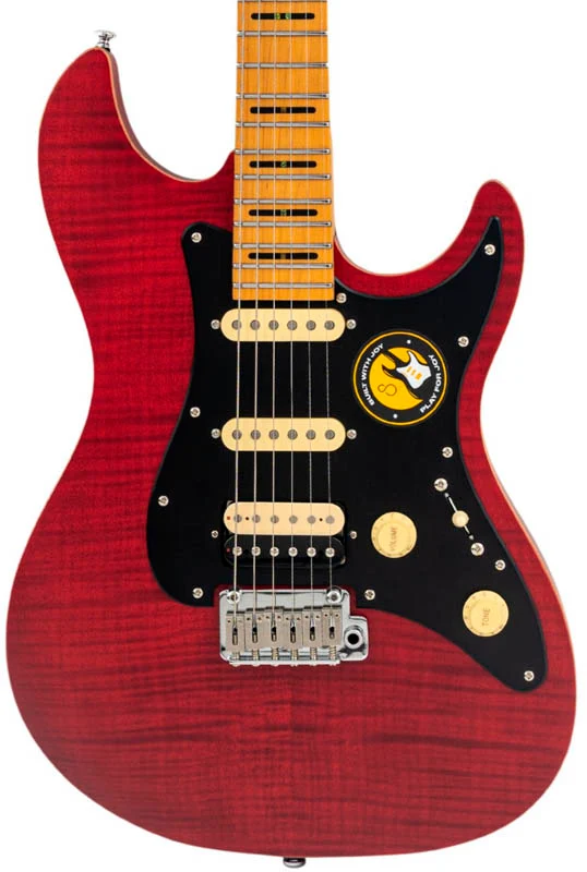 SIRE S7 FM NEW GEN STR LARRY CARLTON GUITARRA ELECTRICA SEE THROUGH RED