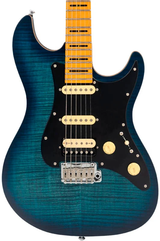 SIRE S7 FM NEW GEN TBL LARRY CARLTON GUITARRA ELECTRICA TRANSPARENT BLUE SATIN