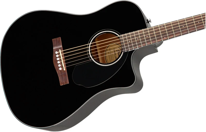 FENDER CD60SCE BLK WN GUITARRA ELECTROACUSTICA DREADNOUGHT NEGRA