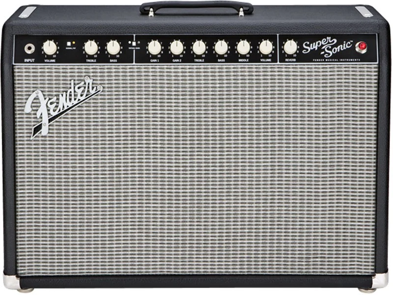 FENDER SUPER SONIC 22 COMBO AMPLIFICADOR GUITARRA BLACK