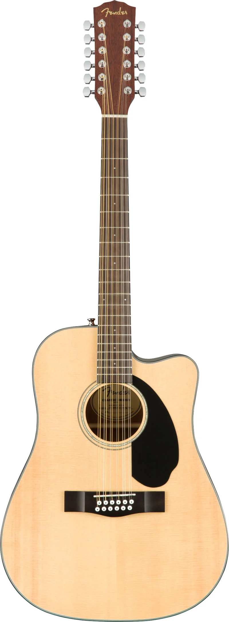 FENDER CD60SCE 12 STRINGS WN GUITARRA ELECTROACUSTICA 12 CUERDAS DREADNOUGHT NATURAL