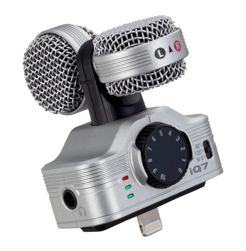 ZOOM IQ7 MICROFONO ESTEREO MID-SIDE PARA IPHONE