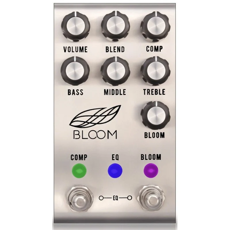 JACKSON AUDIO BLOOM V2 SILVER PEDAL COMPRESOR PLATEADO