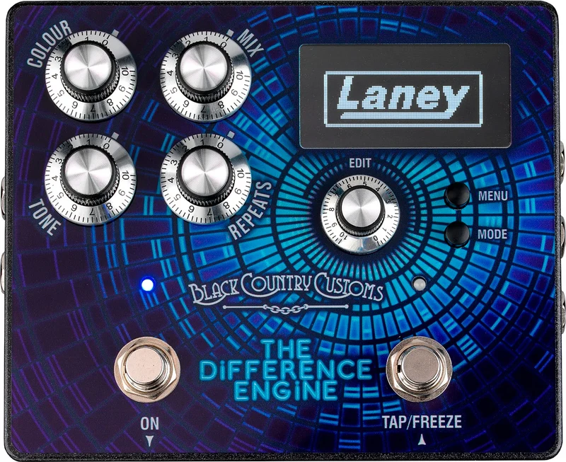 LANEY BCC-TDE THE DIFFERENCE ENGINE STEREO DELAY PEDAL DELAY