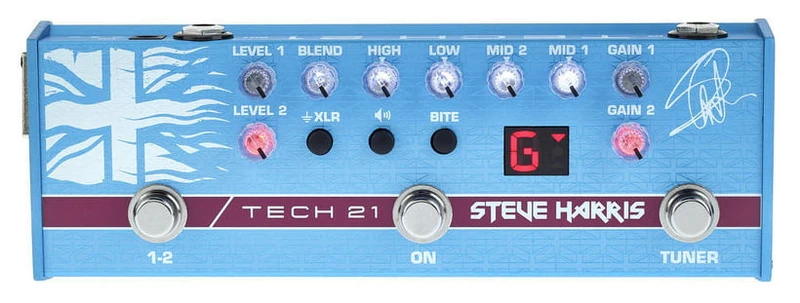 TECH 21 SH1 SIGNATURE STEVE HARRIS PEDAL PREAMPLIFICADOR PARA BAJO
