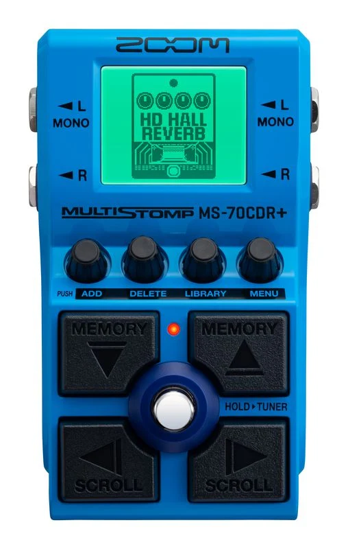 ZOOM MS70CDR+ MULTISTOMP PEDAL MULTIEFECTOS