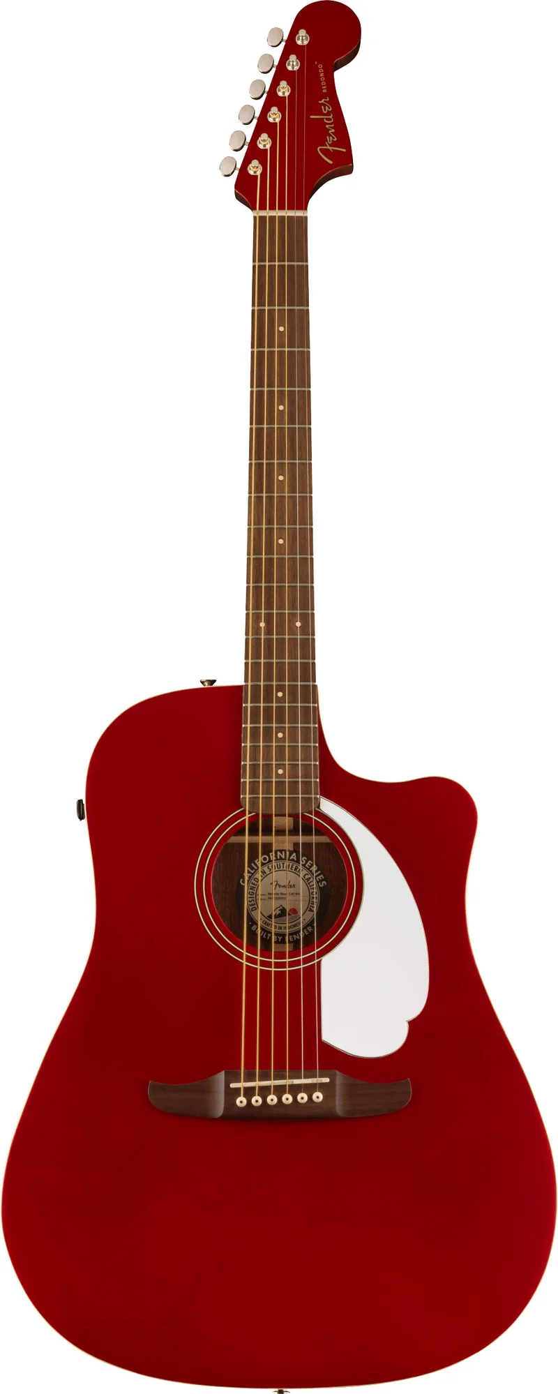FENDER REDONDO PLAYER WN GUITARRA ELECTROACUSTICA CANDY APPLE RED