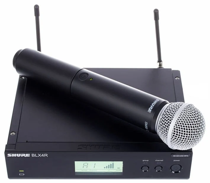 SHURE BLX24RE/SM58 SISTEMA INALAMBRICO CON MICROFONO DE MANO